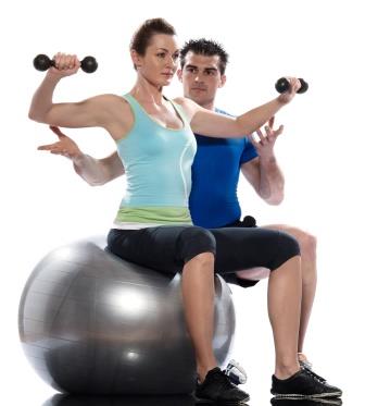 personal training exercise ball