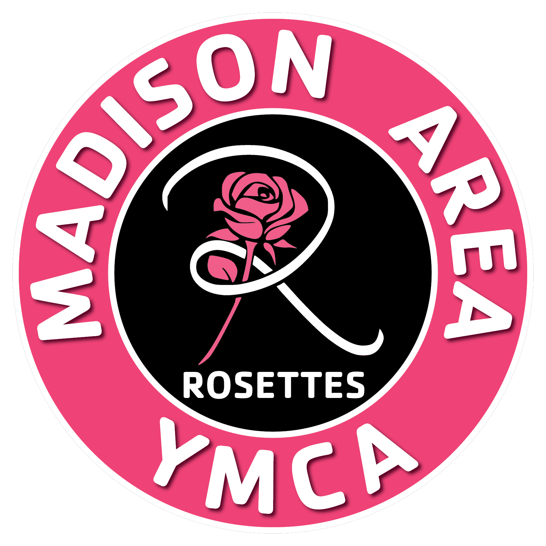 MADISON AREA YMCA Rosettes medallion white background