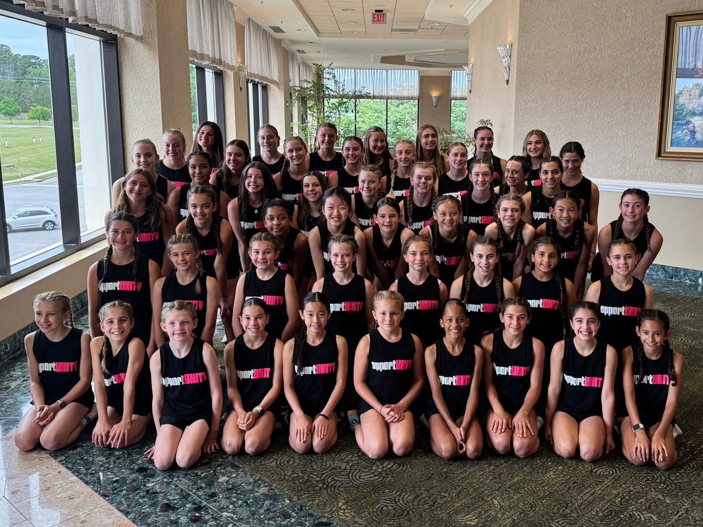 2026 Madison Area YMCA Rosettes Gymnastics Team Photo